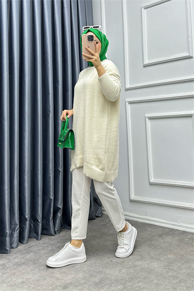 Yumoş Tunik Krem