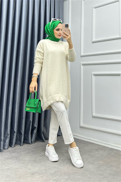 Yumoş Tunik Krem