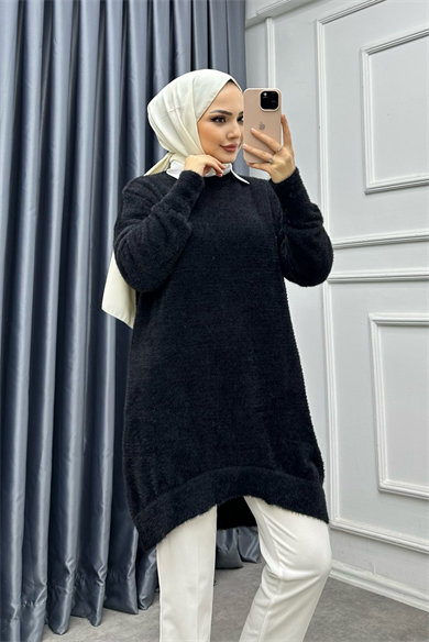 Yumoş Tunik Siyah