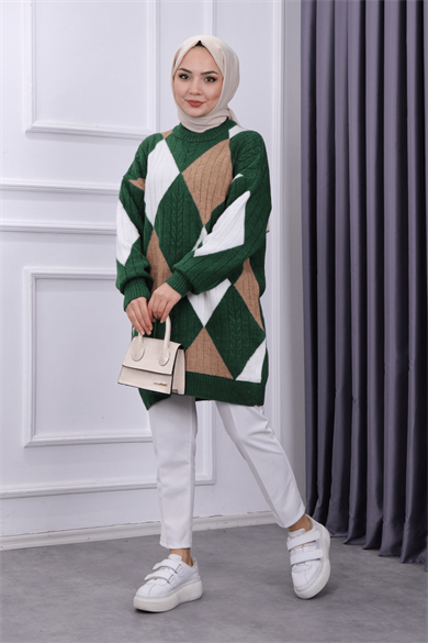 Yumoş Tunik Yeşil