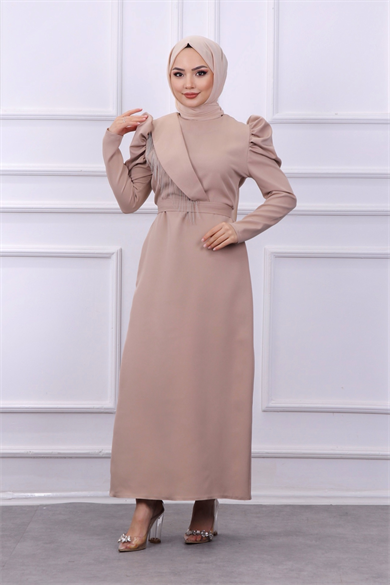 Zincir Detaylı Elbise 