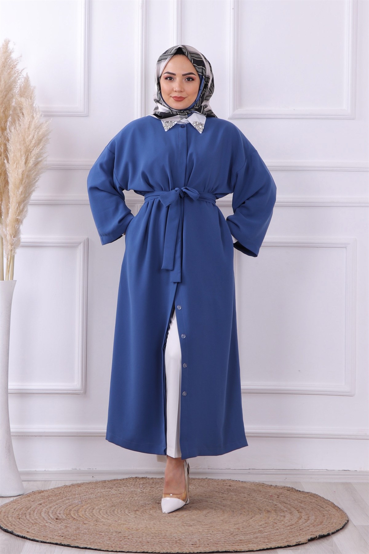 abaya  indigo