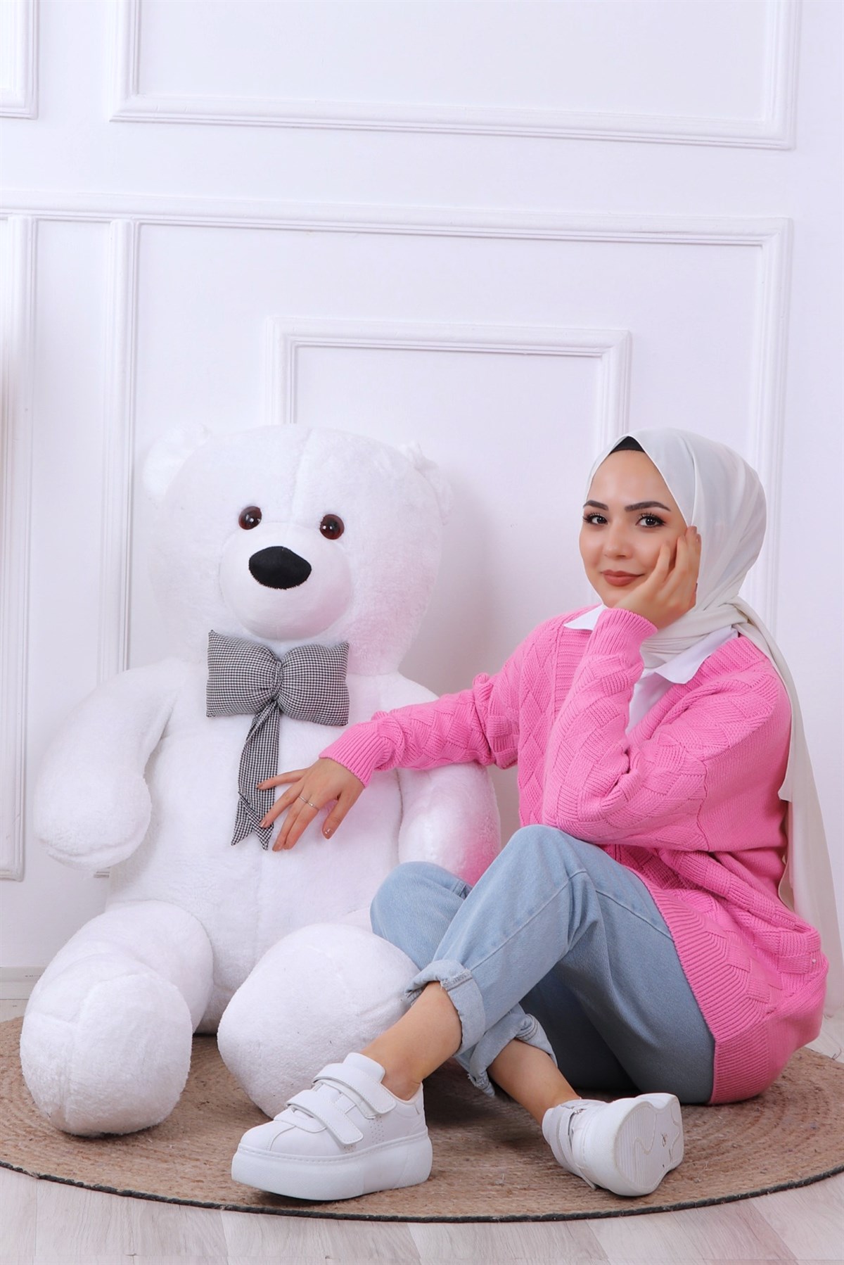 BAKLAVA DESEN HIRKA  PEMBE
