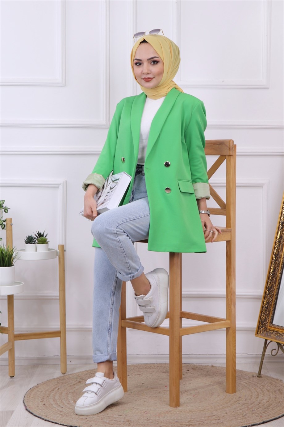 BLAZER CEKET YEŞİL