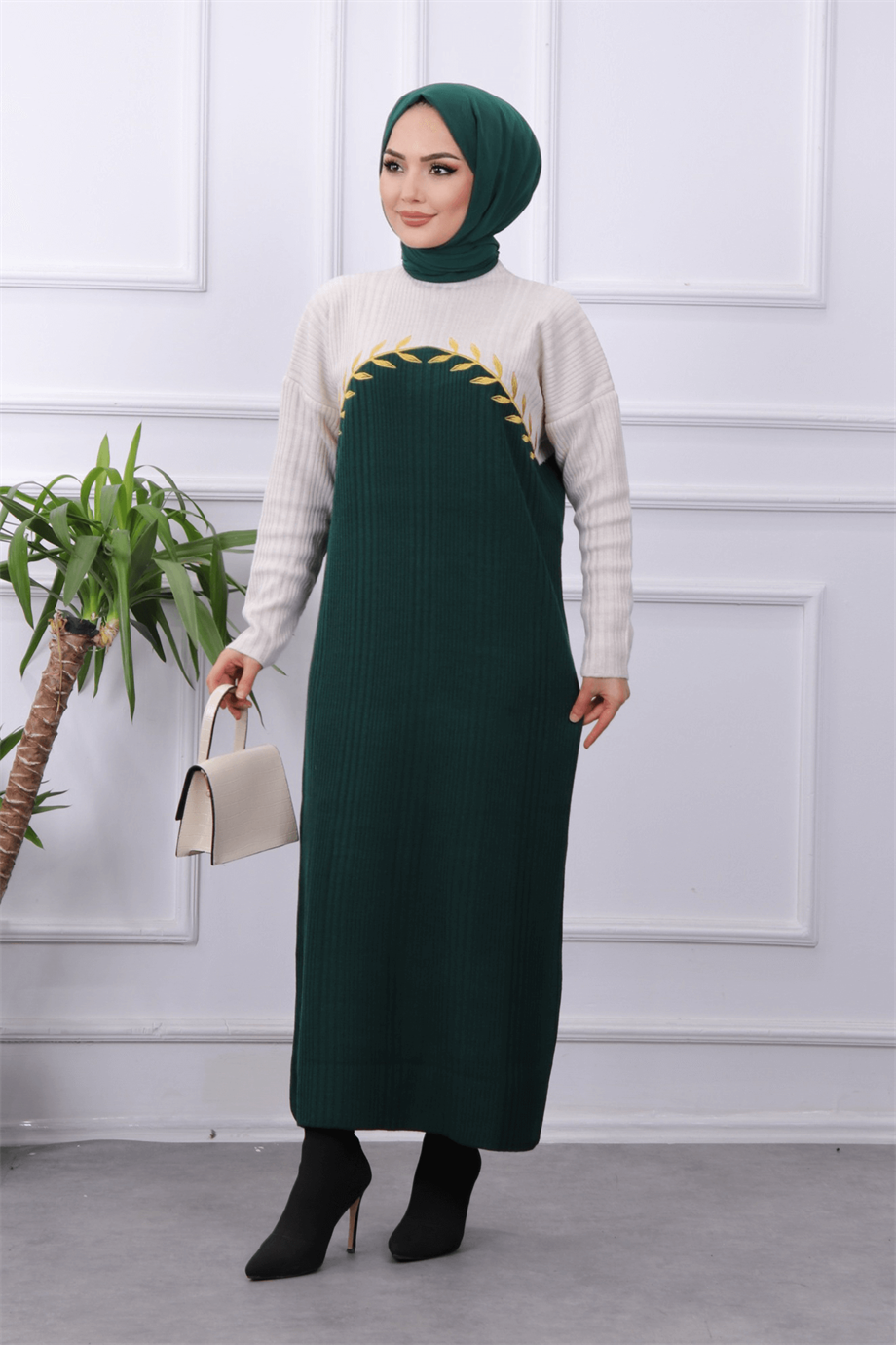 Çalıkuşu elbise lacivert