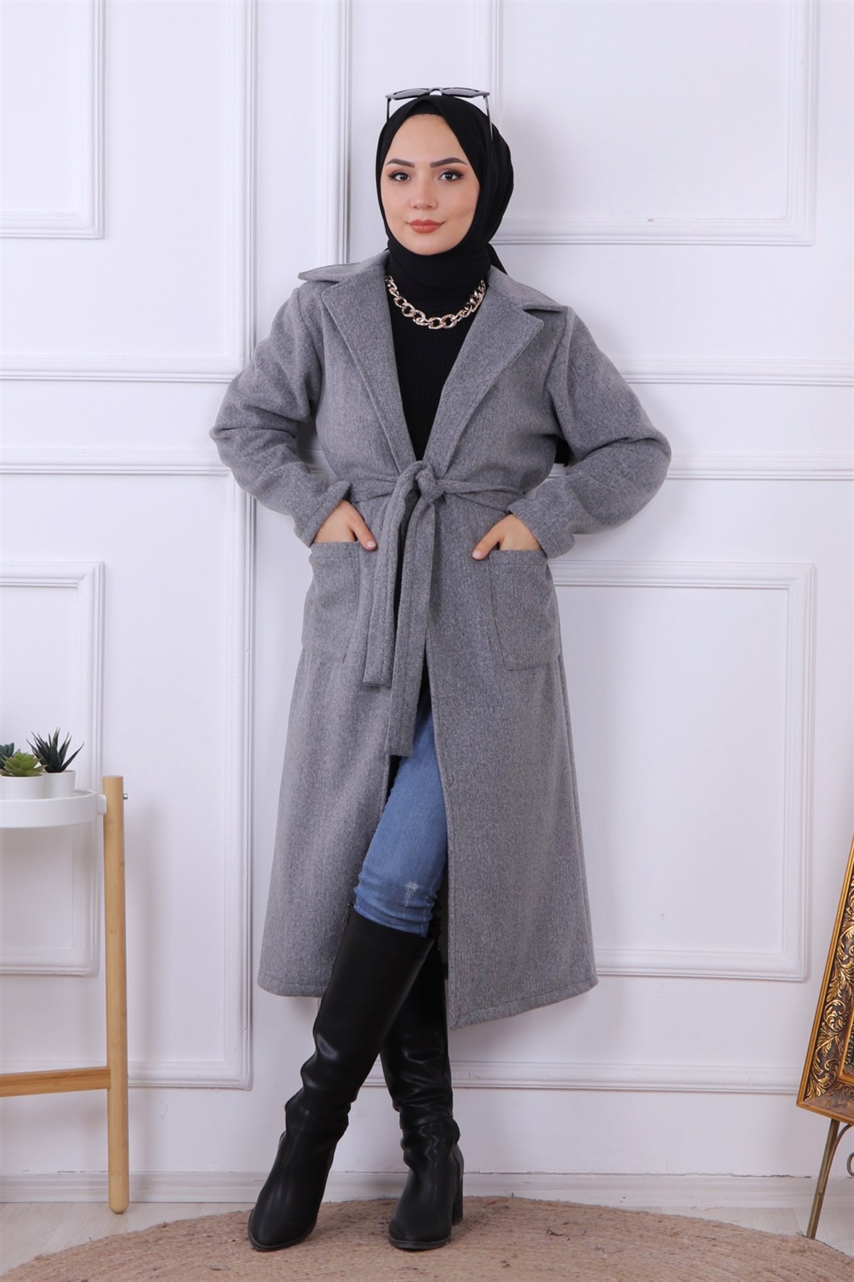 CEPLİ KABAN GRİ