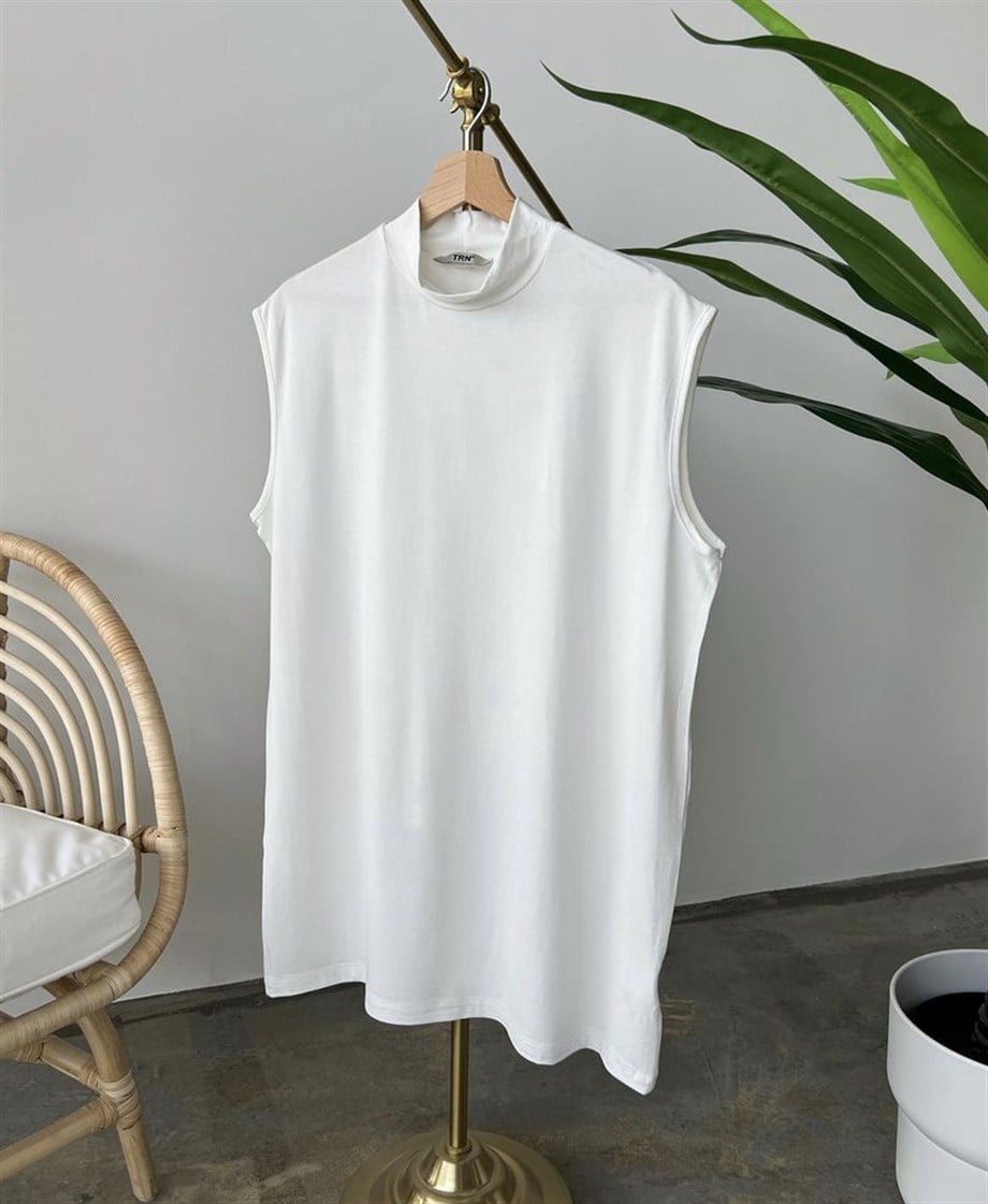 DİK YAKA İÇLİK EKRU