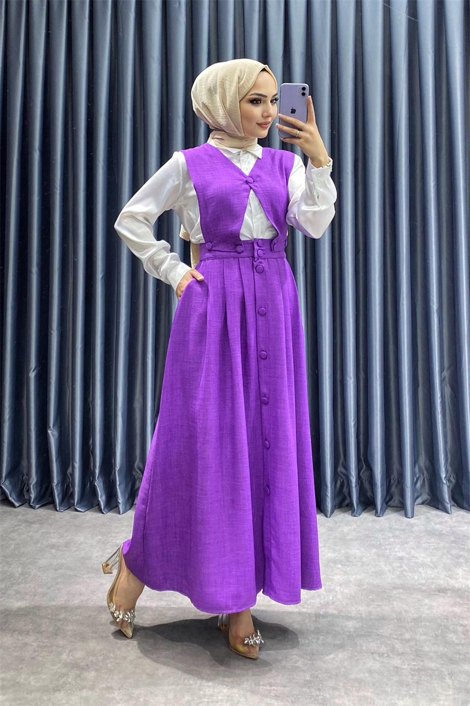 İkili takım jile mor