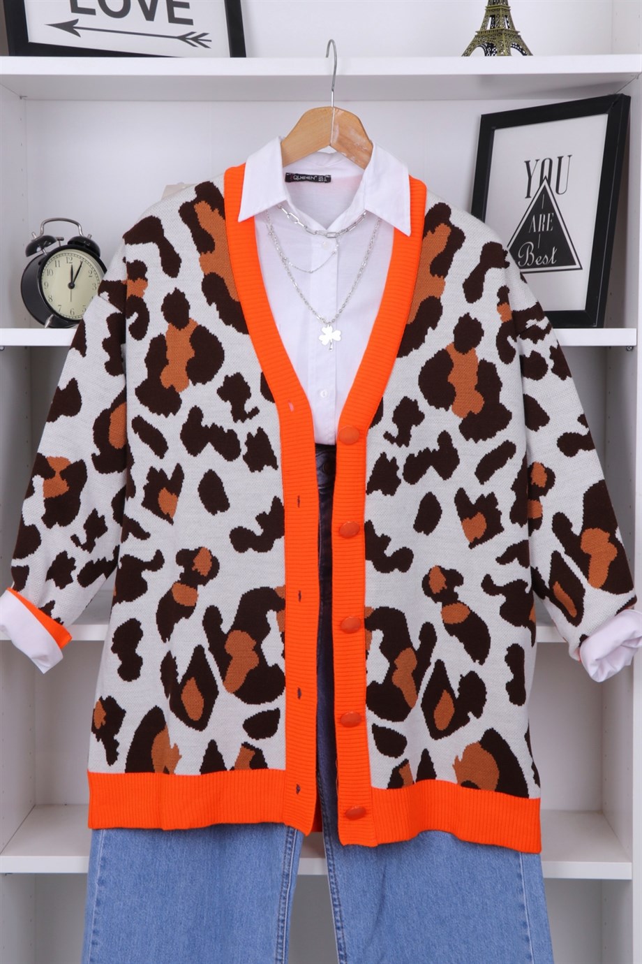 LEOPAR DESEN HIRKA TURUNCU