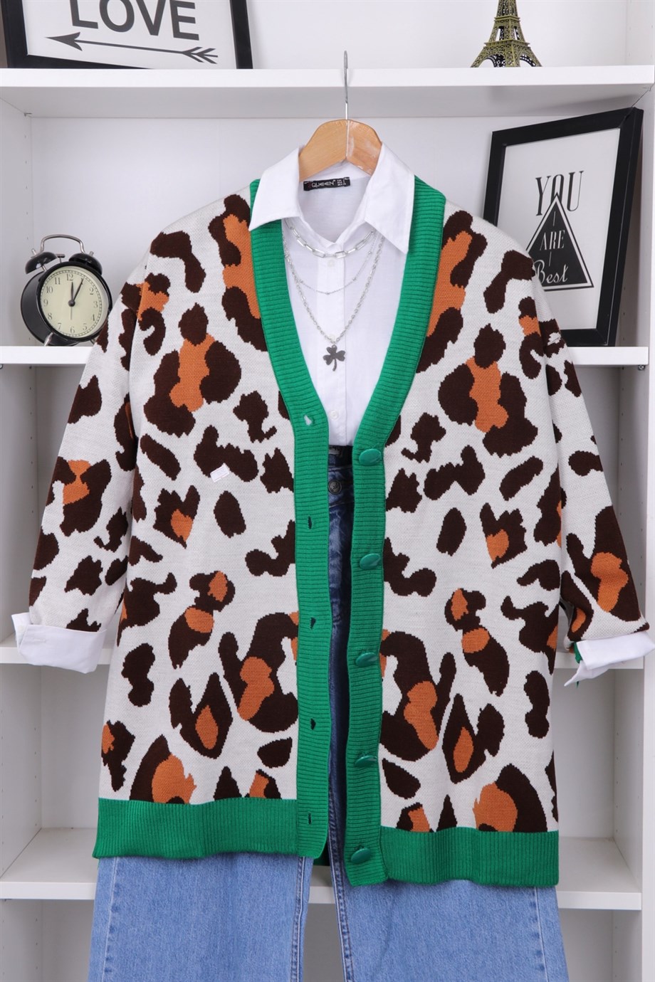 LEOPAR DESEN HIRKA YEŞİL