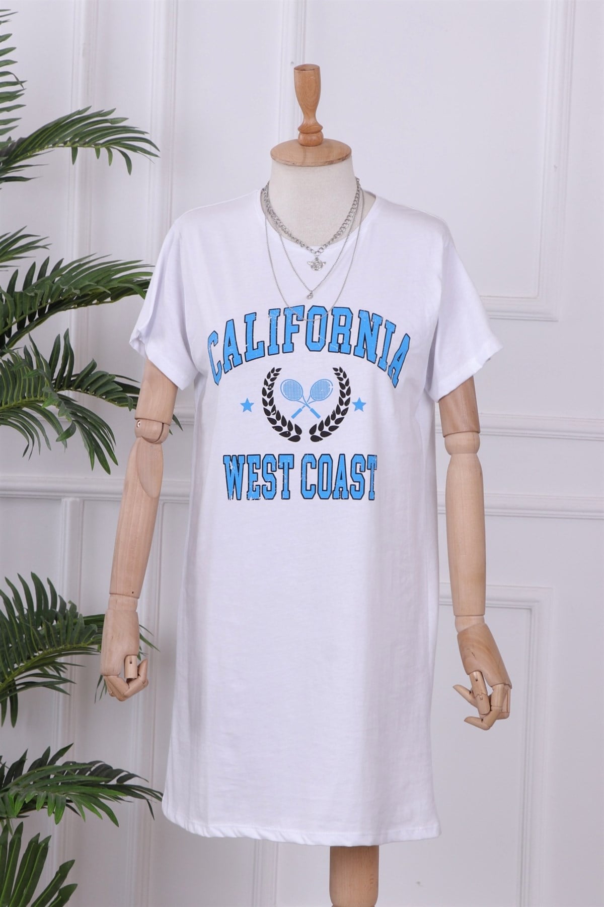 ÖNÜ CALİFORNİA DESENLİ İÇLİK