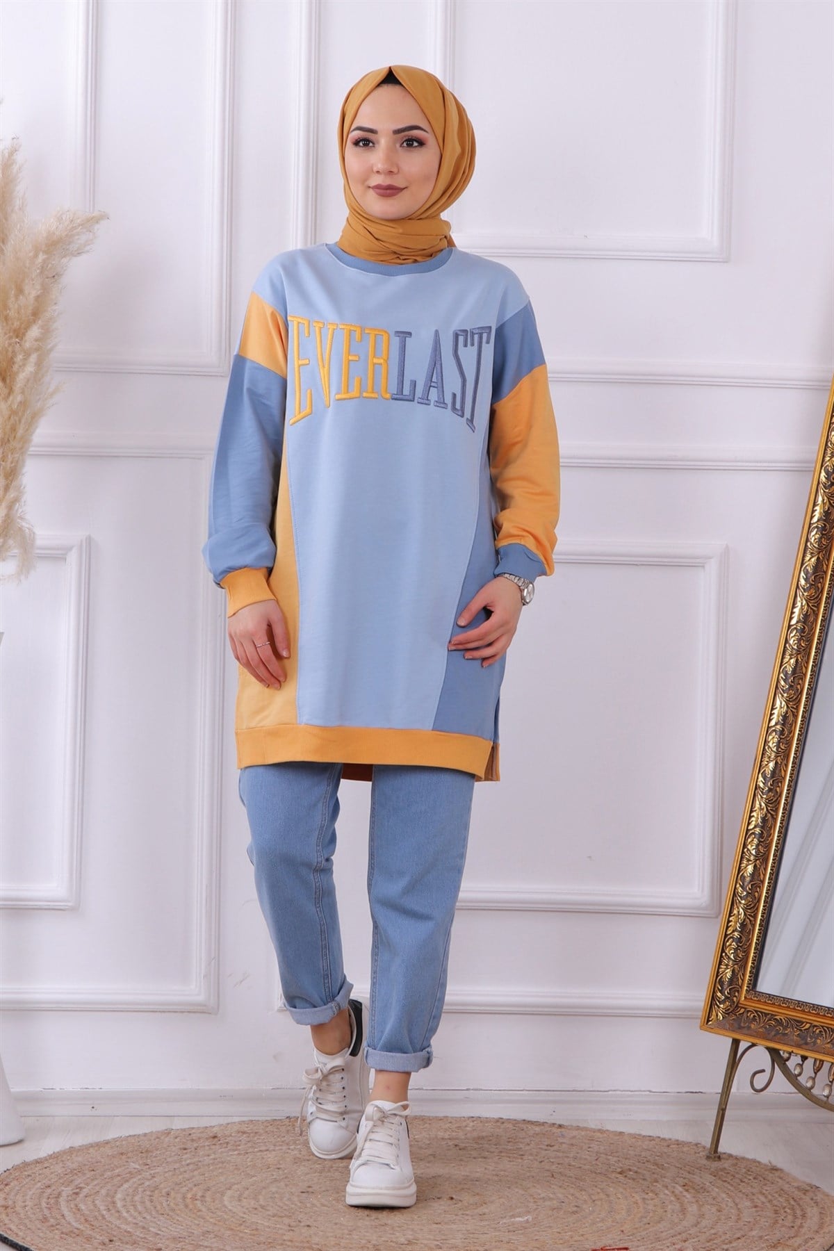 önü yazılı sweat