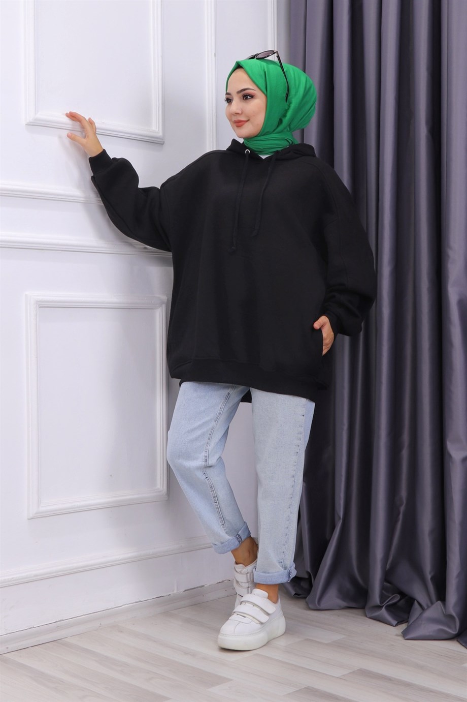 OVERSİZE SWEAT SİYAH