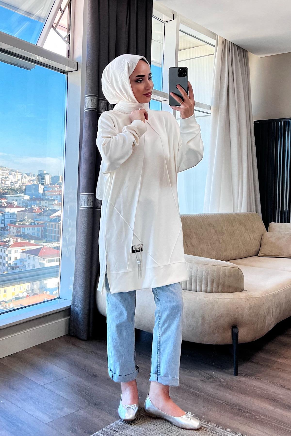 Oysho tunik Beyaz