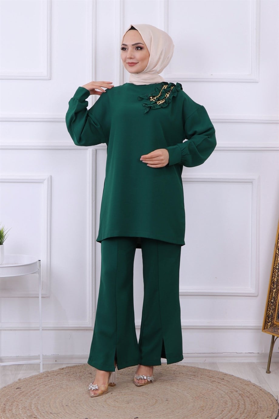 PAÇASI YIRTMAÇLI TAKIM YEŞİL