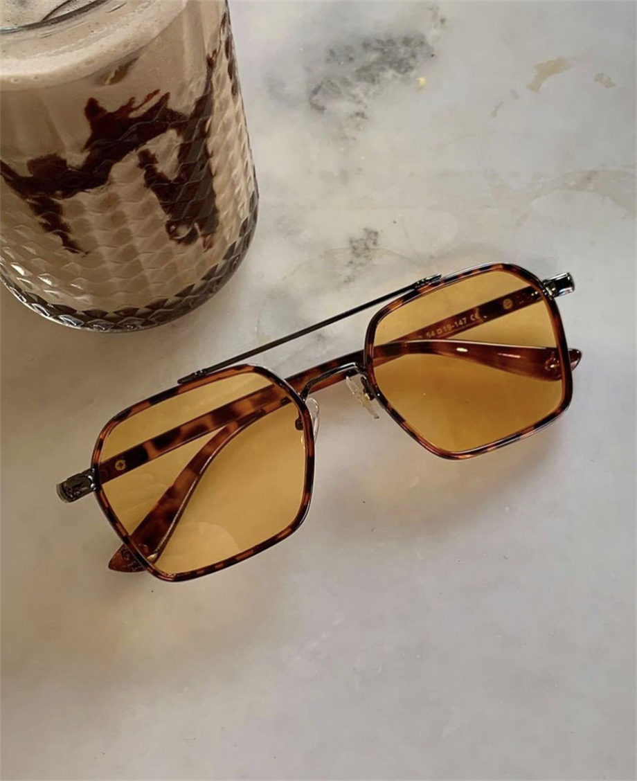 Serra gözlük leopar sarı