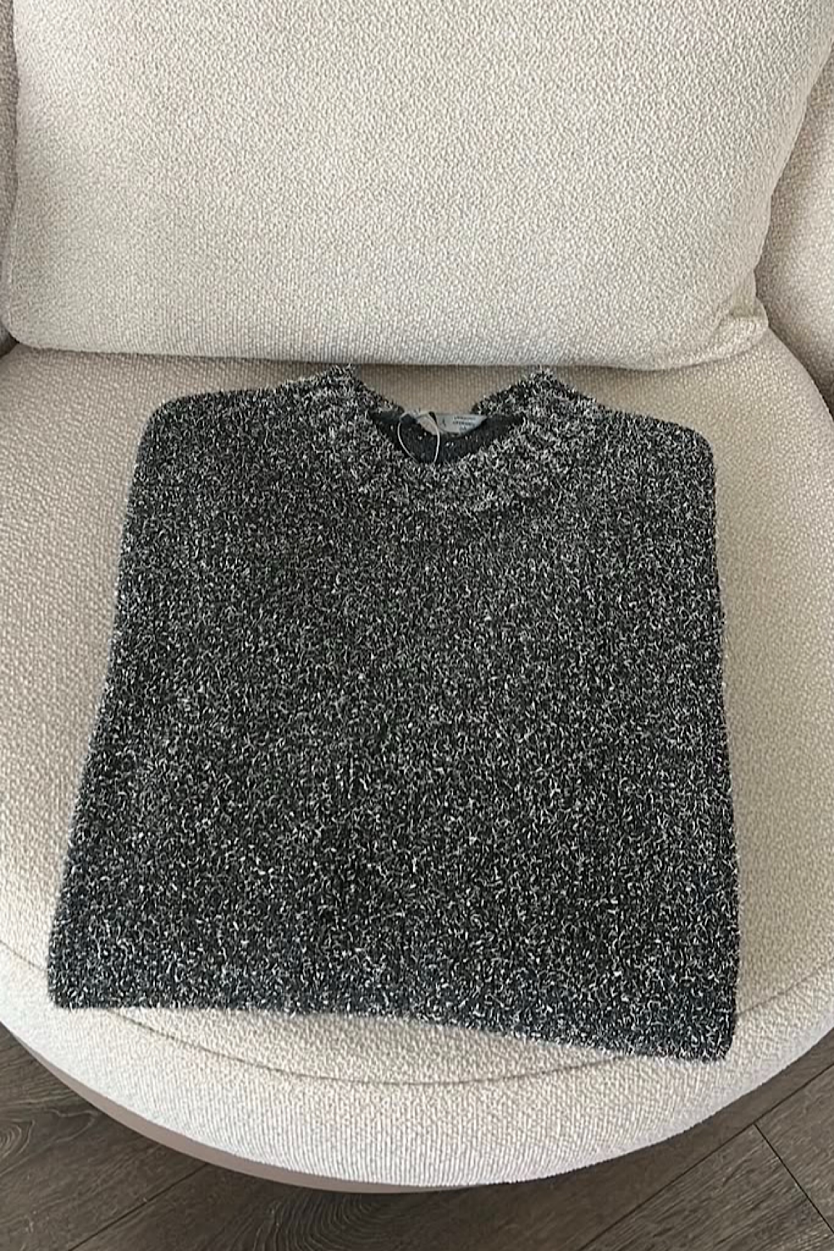 Simli Tunik Gri