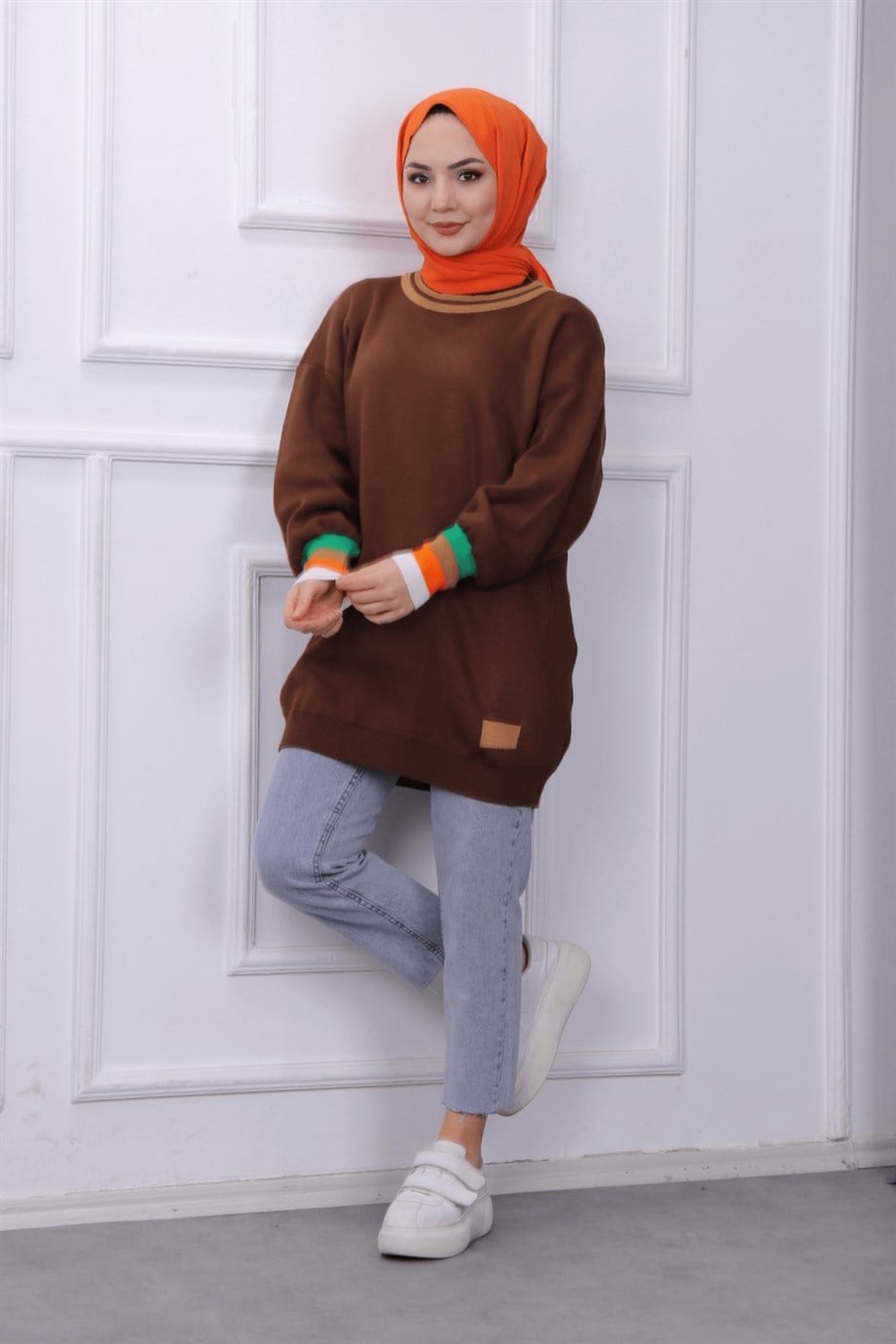 TRİKO TUNİK KAHVERENGİ