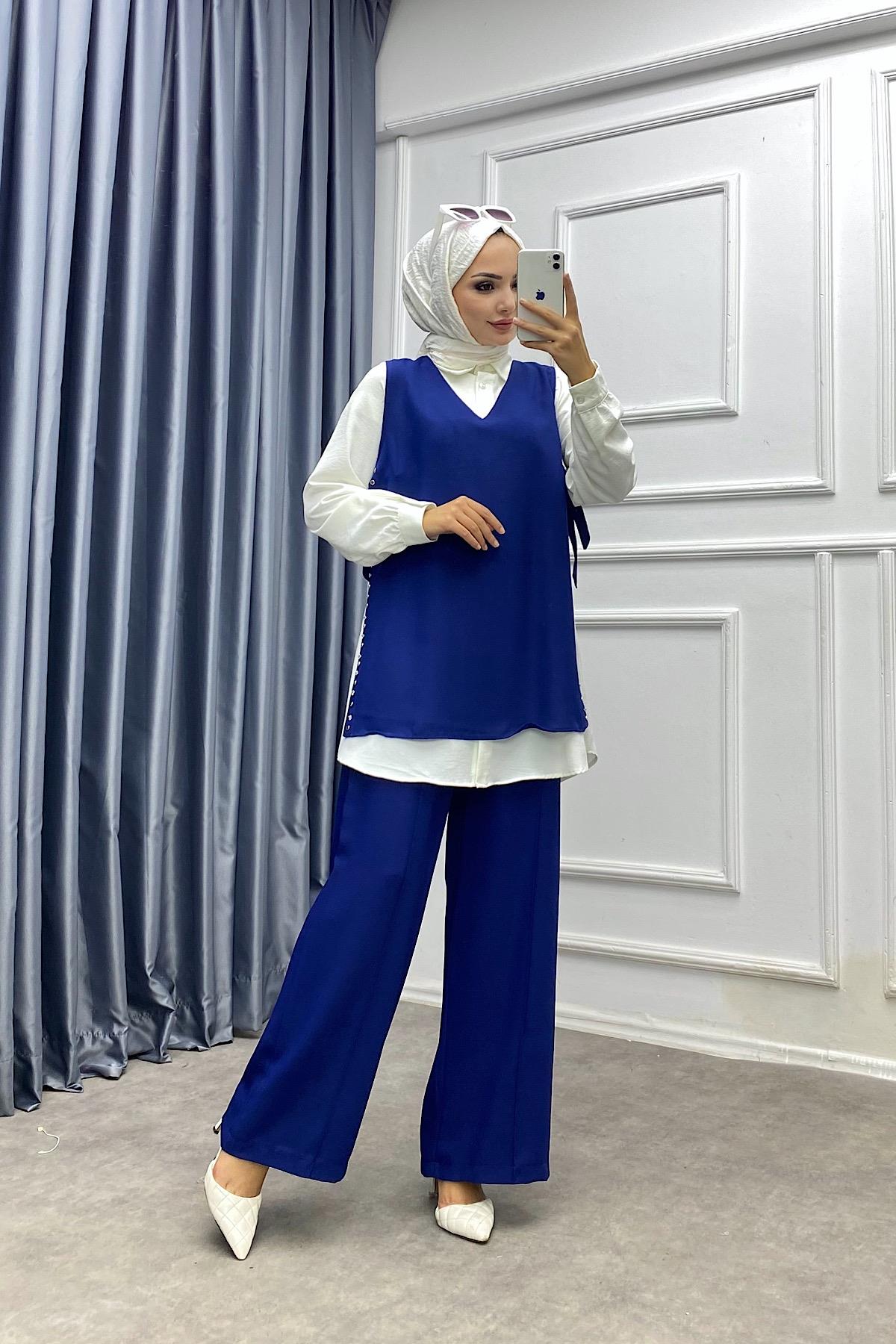 Üçlü takım Lacivert