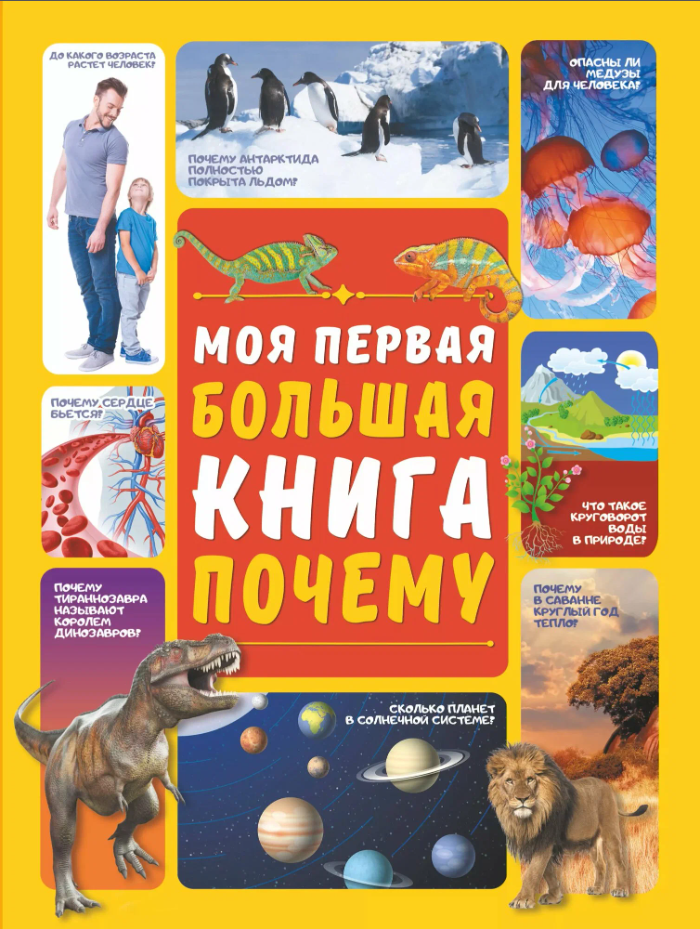Моя первая большая книга почему  (6 ve üzeri yaş Çocuklar için RUSÇA ÇOCUK ANSIKLOPEDİSİ KİTABI)