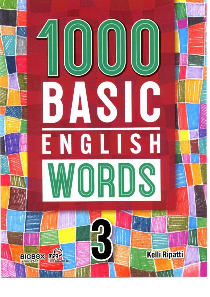 1000 Basic English Words Level 3 with Downloadable Audios CD