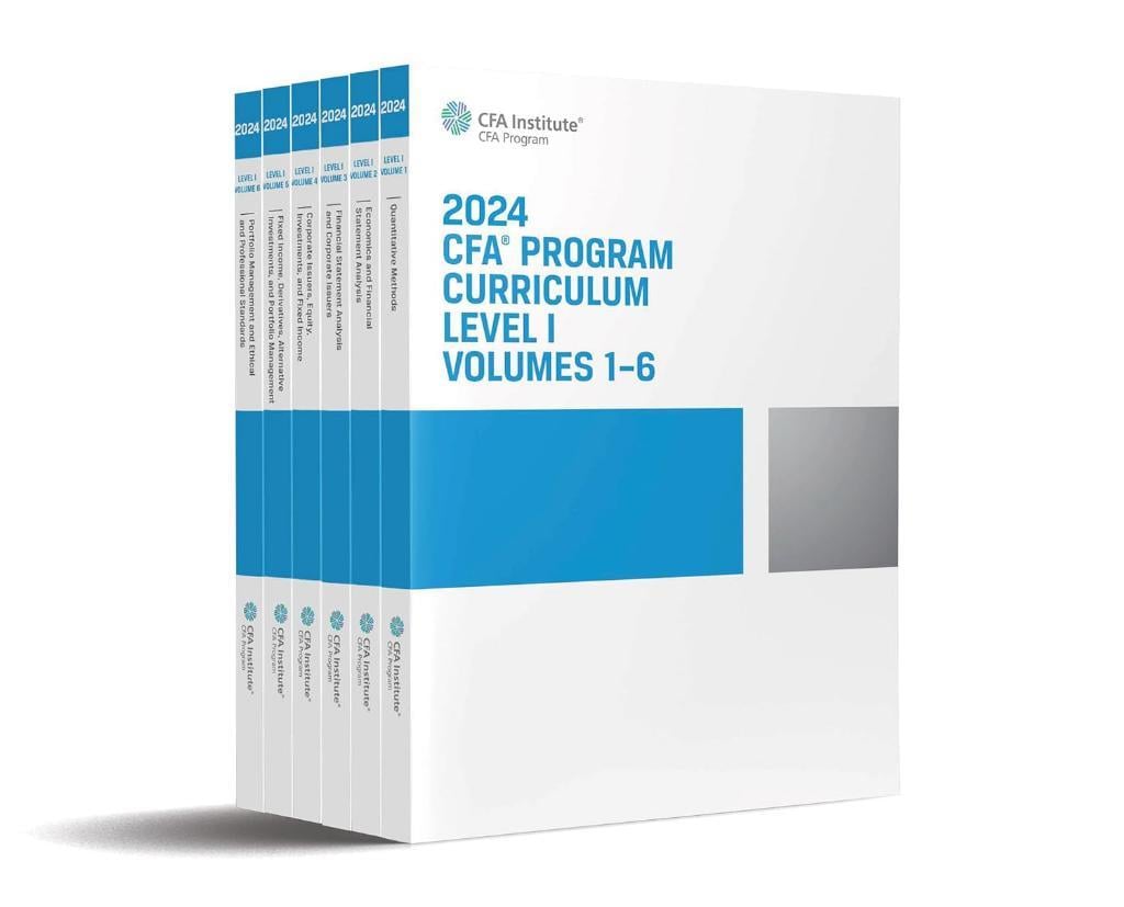 2024 CFA Program Curriculum Level I Box Set (Volume 1-6) by CFA Institute