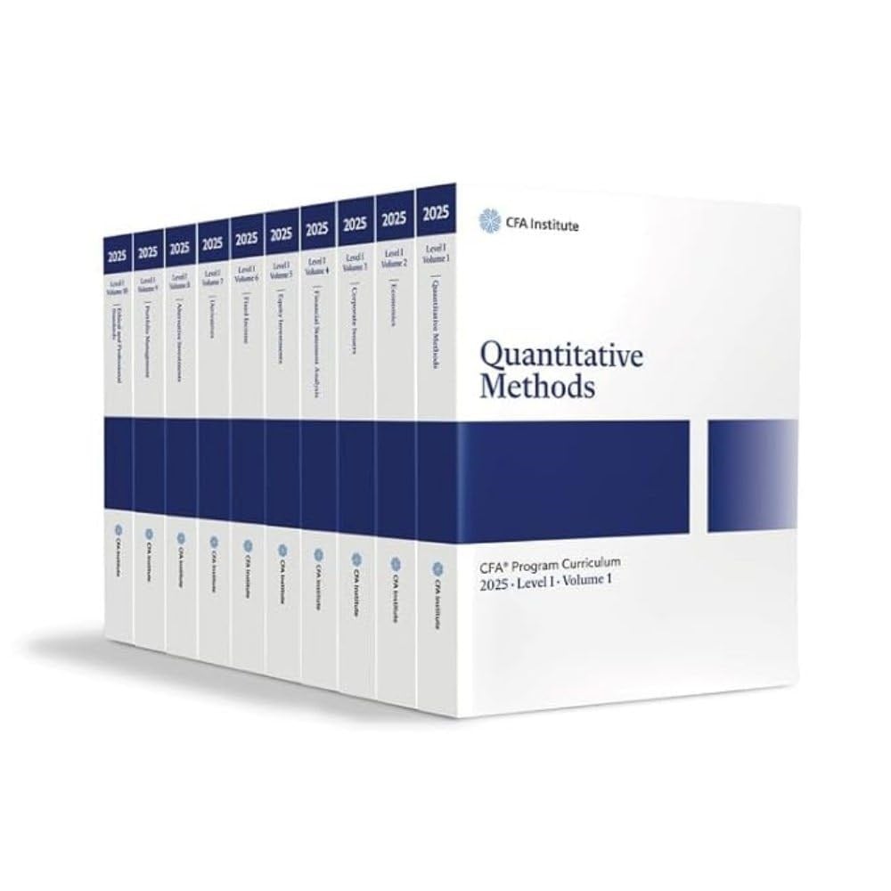 2025 CFA Program Curriculum Level I Box Set (Volume 1-10) by CFA Institute