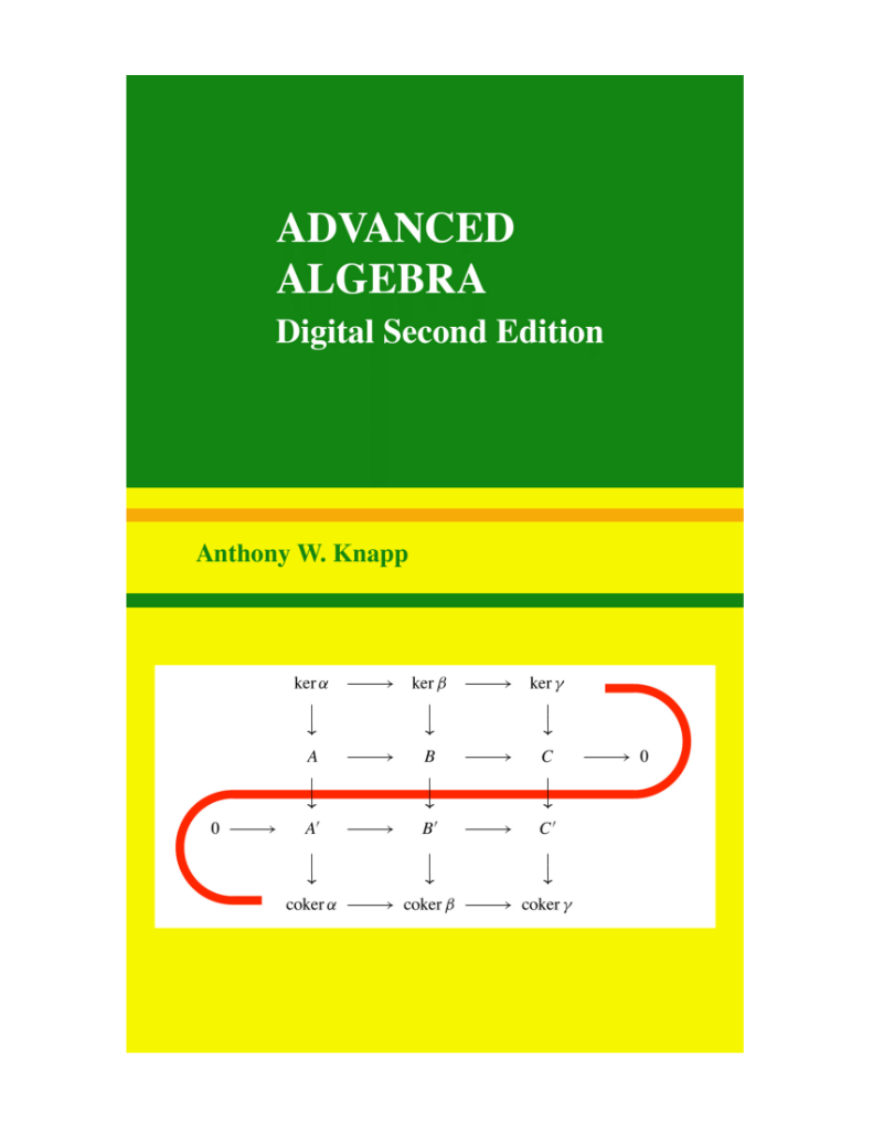 Advanced Algebra (2nd Ed.)  Anthony W. Knapp