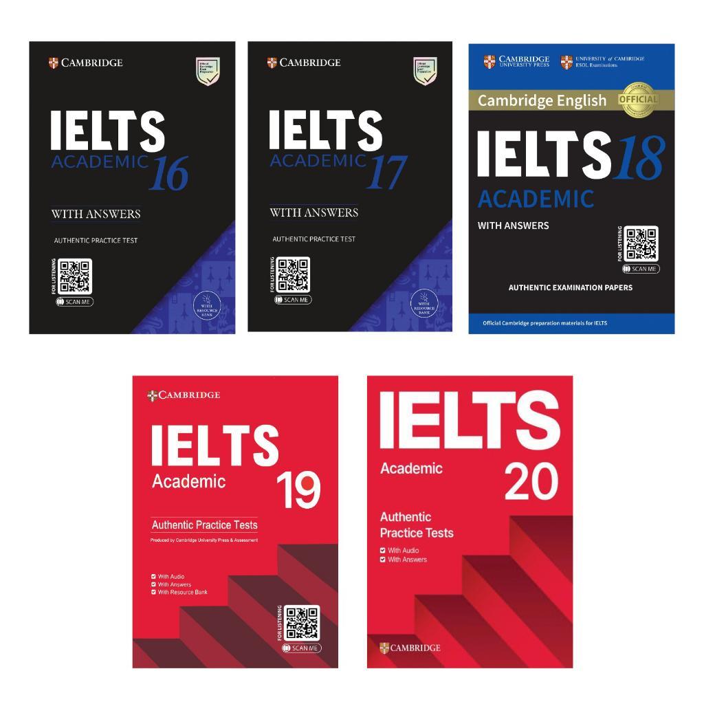 Cambridge Ielts Academic 16-17-18-19-20 with Audios