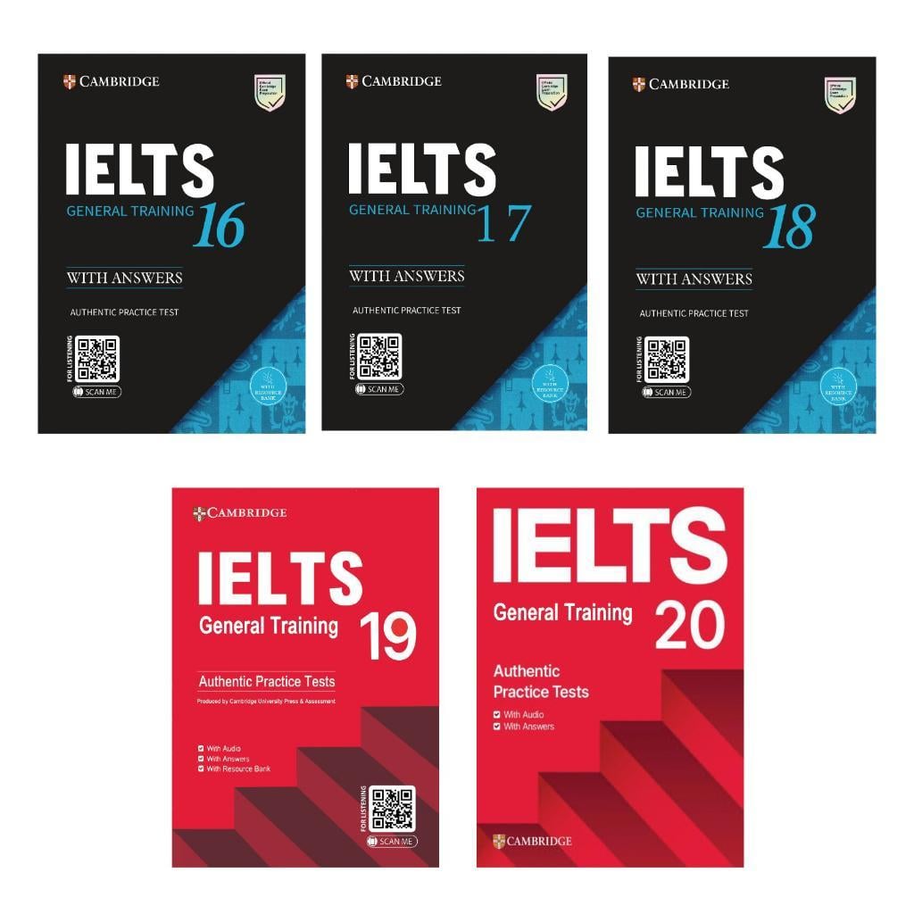 Cambridge Ielts General Training 16-17-18-19-20 with Audios