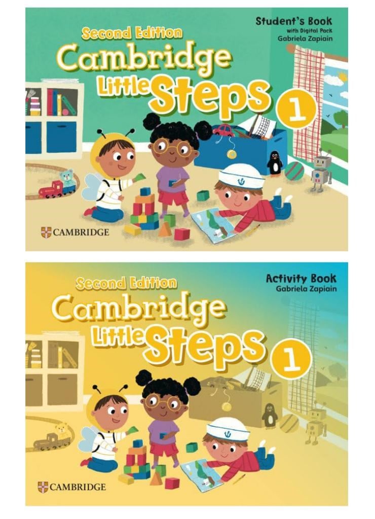 Cambridge Little Steps Level 1 (2nd Second Edition) - Student's Book + Activity Book + CD + resources  (KOD YOKTUR)