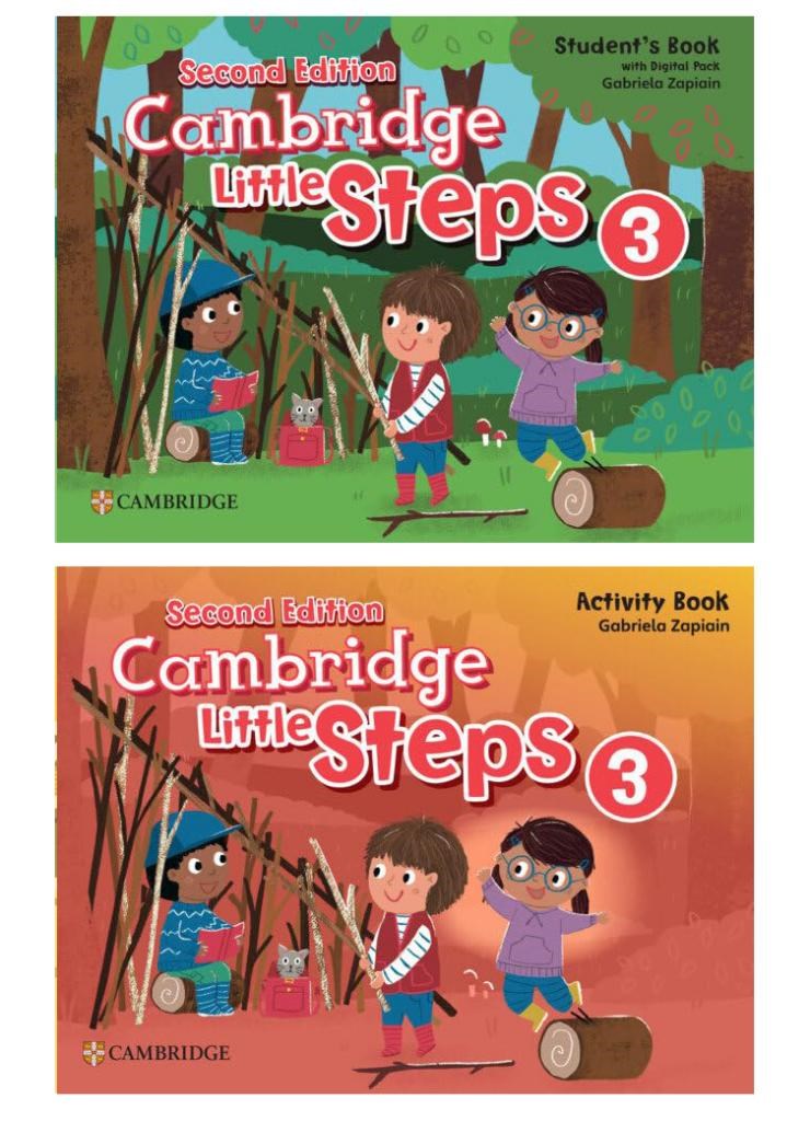 Cambridge Little Steps Level 3 (2nd Second Edition) - Student's Book + Activity Book + CD + resources  (KOD YOKTUR)