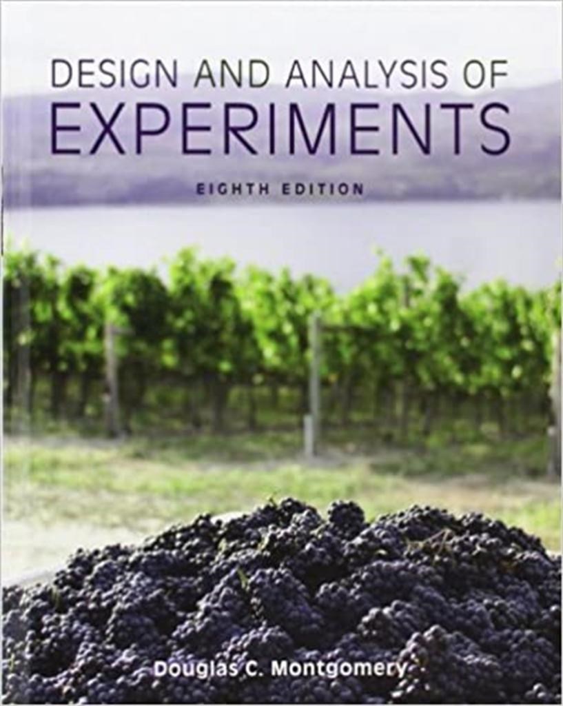 design and analysis of experiments 8th (douglas c. montgomery)