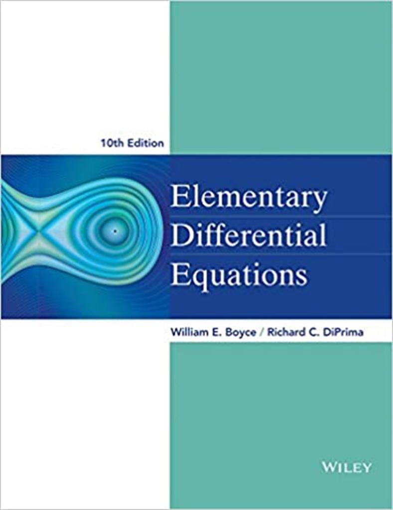 elementary differential equations 10th (william e. Boyce)