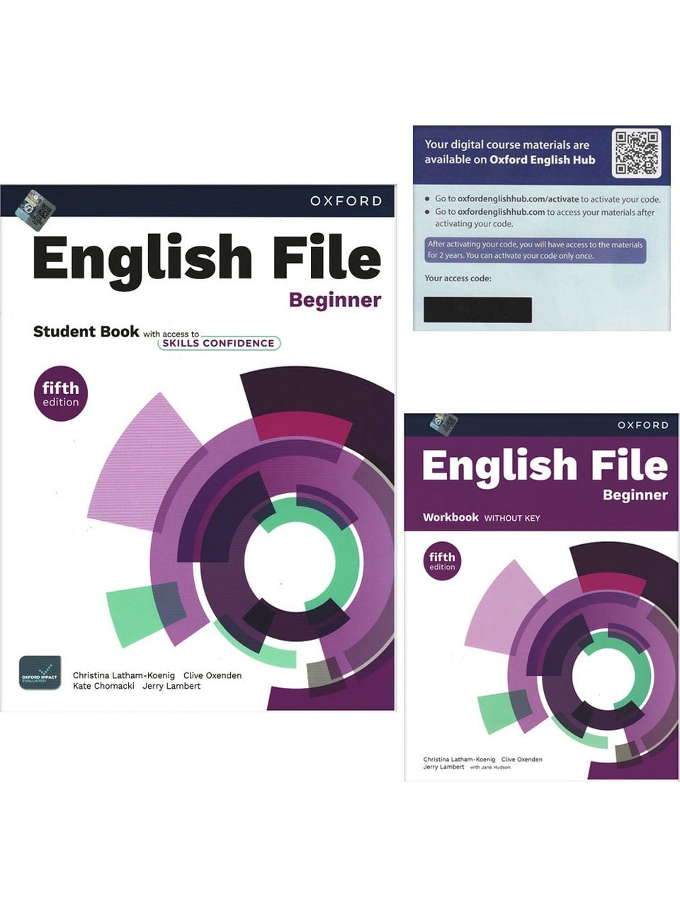 English File Beginner (Fifth 5th Edition) Student's Book + Workbook with Access KOD