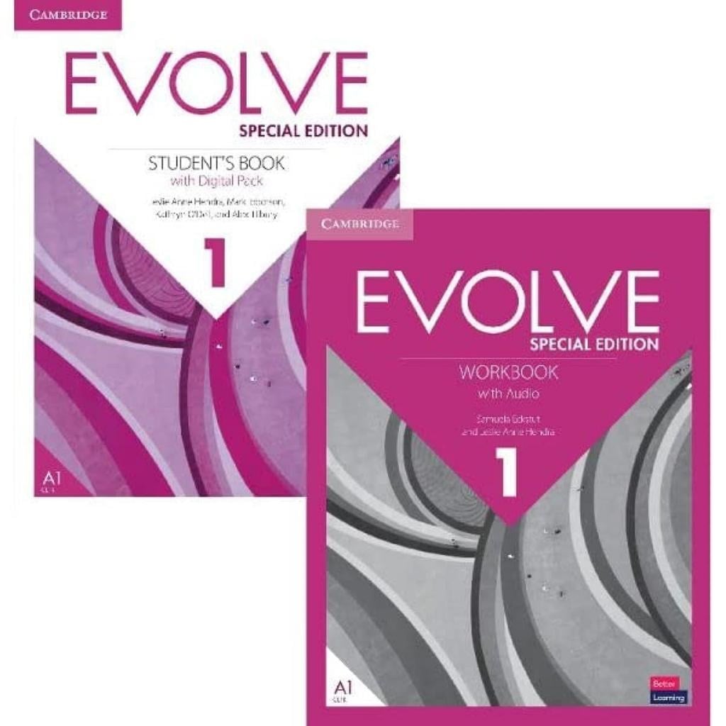 Evolve 1 Student's Book and Workbook ( Downloadable CD li versiyon – Online KOD YOKTUR )