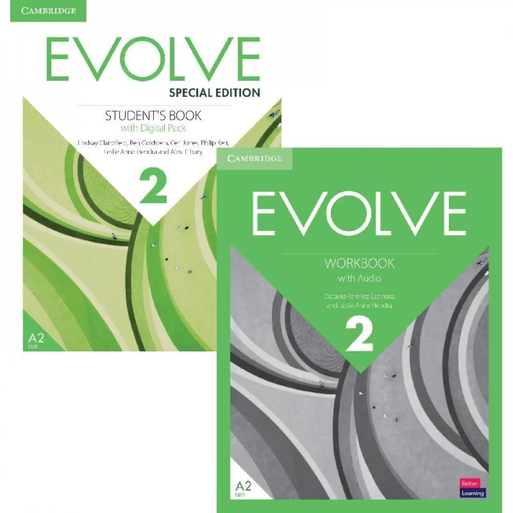 Evolve 2 Student's Book and Workbook ( Downloadable CD li versiyon – Online KOD YOKTUR )