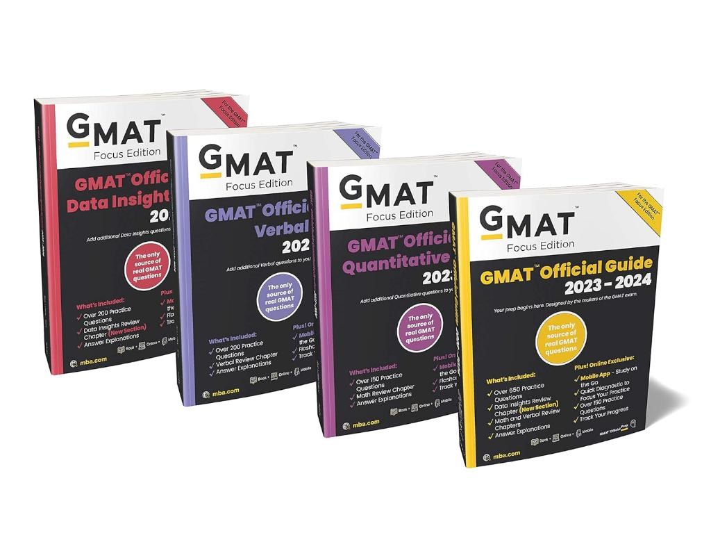 GMAT Official Guide 2023-2024 Bundle, Focus Edition: Includes GMAT Official Guide + GMAT Quantitative Review + GMAT Verbal Review + GMAT Data Insights Review + Online Question Bank ONLINE Kaynaklara erişim - KAPLAN