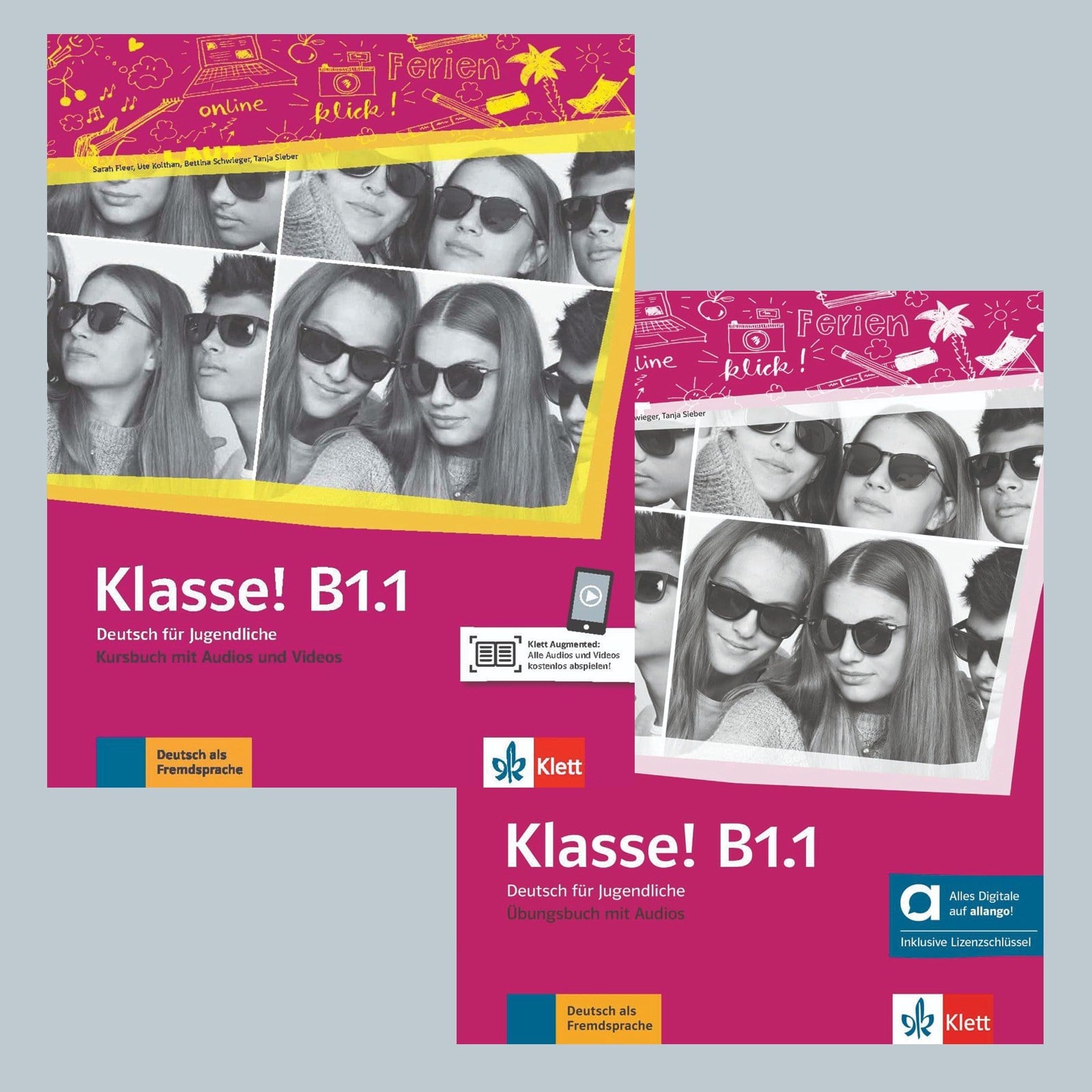 Klasse! B1.1 Deutsch für Jugendliche  Kursbuch +  Übungsbuch