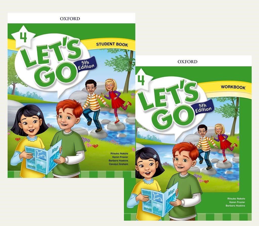 Let's Go: Level 4: Student Book + Workbook with Downloadable Audios