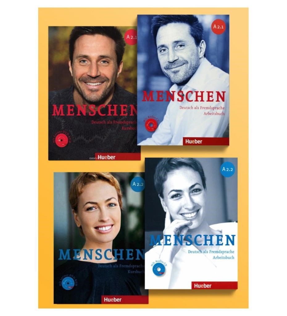 Menschen A2.1 + Menschen A2.2 + AR Teknolojisi Ile Kolay Öğrenme ( 2 Li Set )