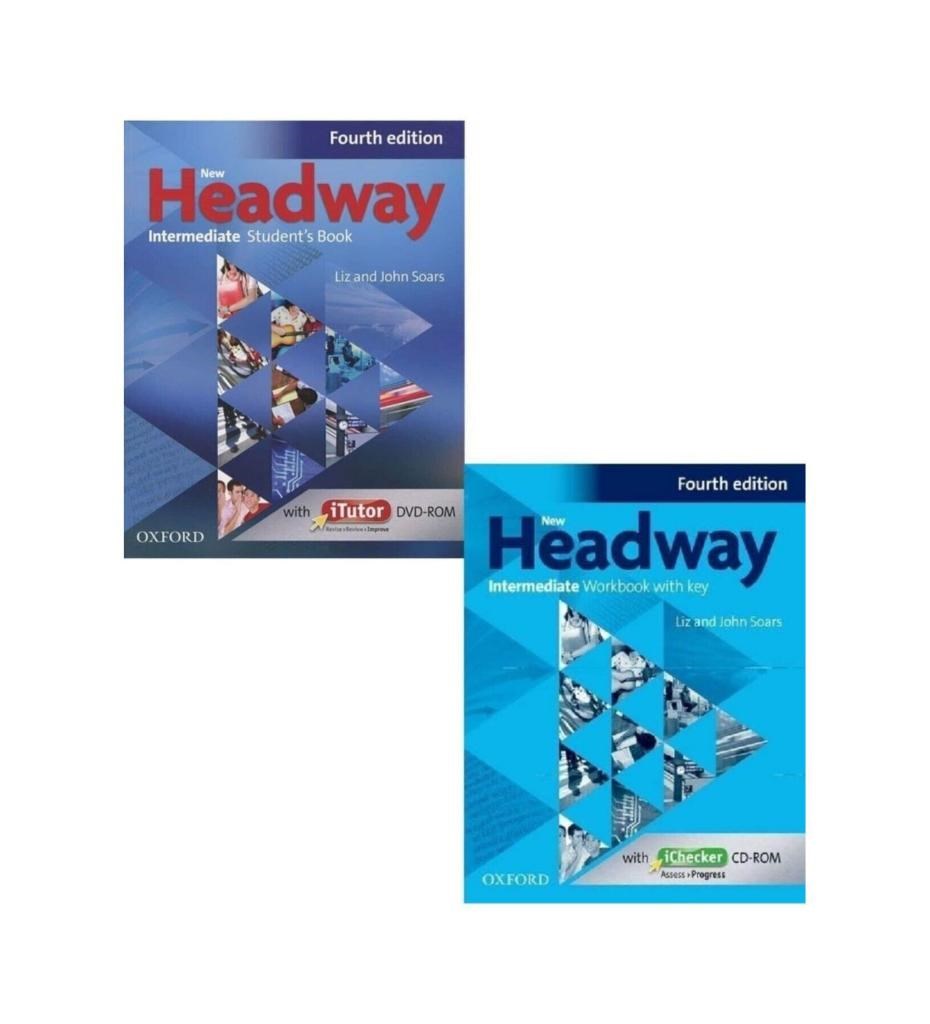 New Headway intermediate Student's Book + Workbook + CD 4th Ed.