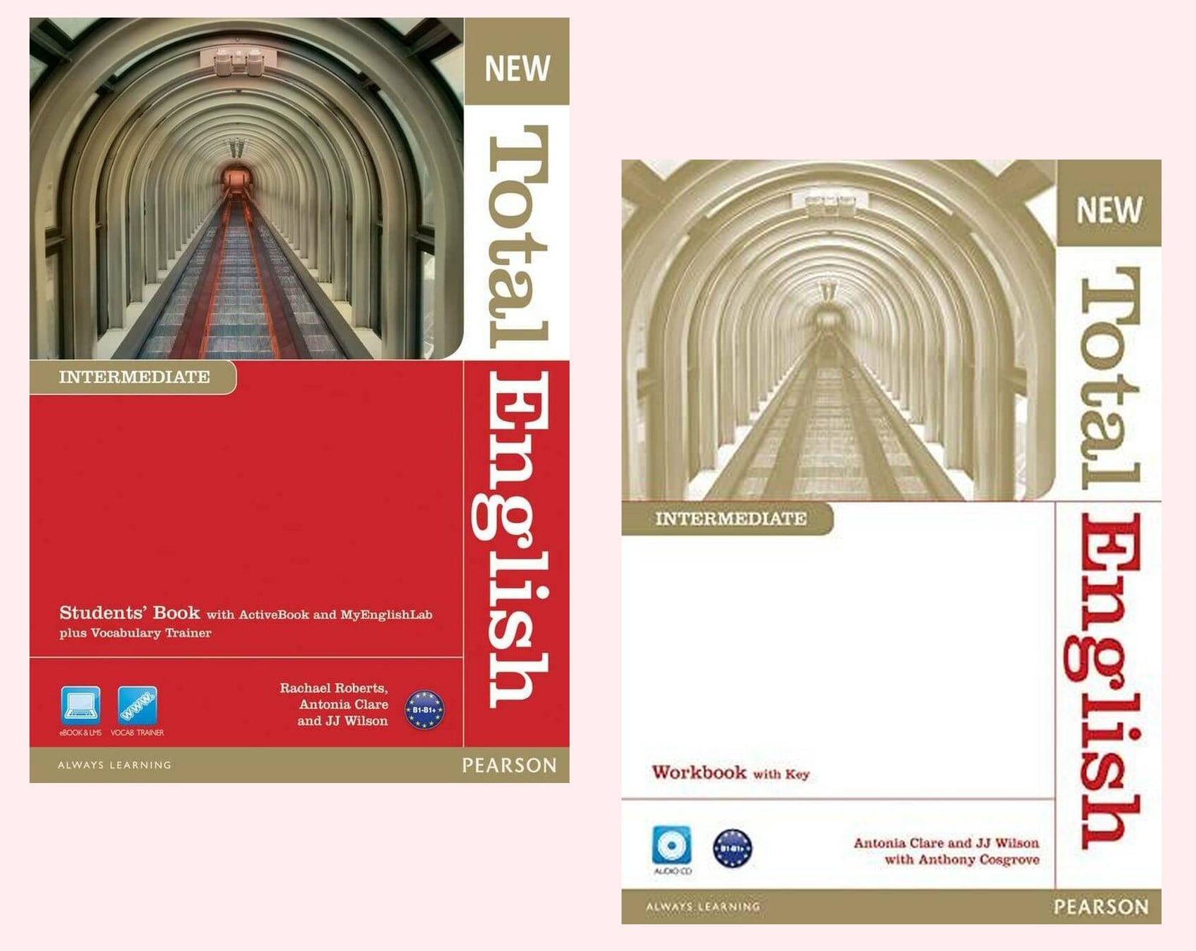 New Total English Intermediate Student's Book and Workbook + DVD