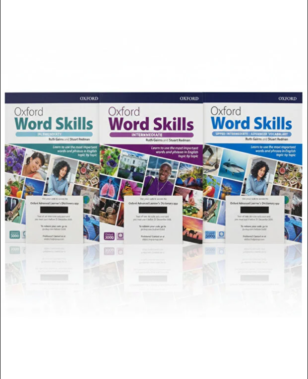 Oxford Word Skills Vocabulary (2nd Ed.) Packed (Elementary + intermediate + Upper-intermediate - advanced)  (KODLU ürün)