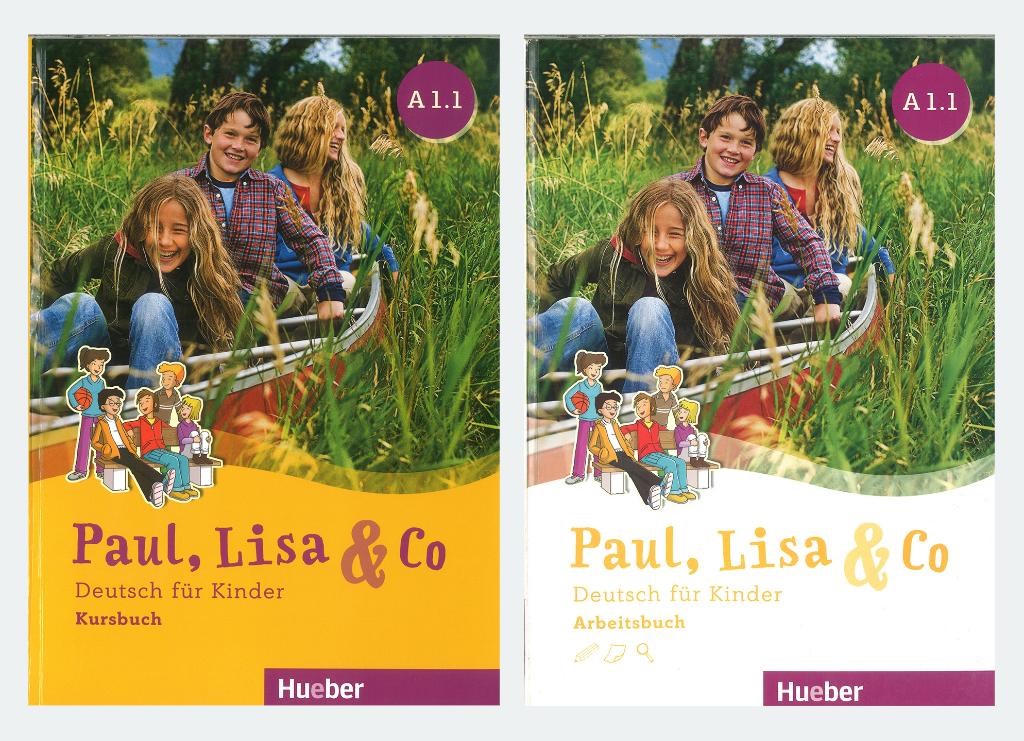 PAUL, LISA & CO  A1.1  Deutsch für Kinder Kurscbuh + Arbeitsbuch mit Audios