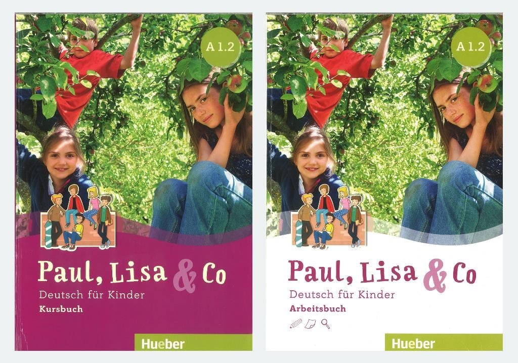 PAUL, LISA & CO  A1.2 Deutsch für Kinder Kurscbuh + Arbeitsbuch mit Audios