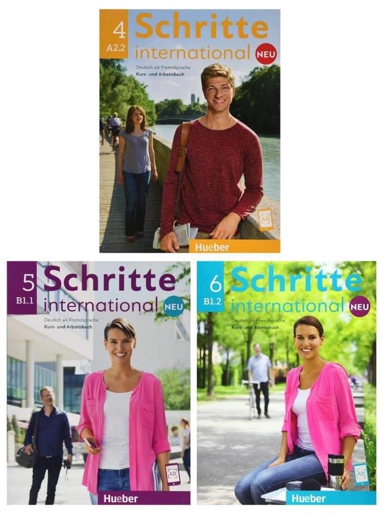 Schritte International Neu 4 ( A2.2 ) + Schritte International Neu 5 ( B1.1 ) + Schritte International Neu 6 ( B1.2 )