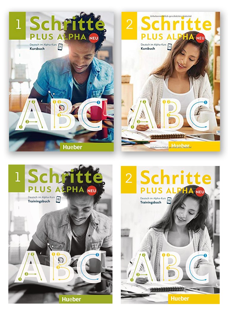 Schritte plus Alpha Neu1 & 2 Kursnuch + Trainingsbuch + CD-ROM + AR Teknolojisi ile Kolay Öğrenme