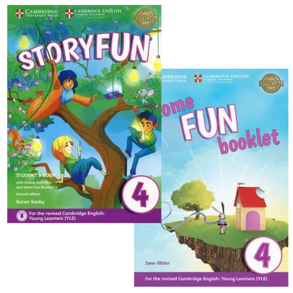 STORYFUN for Movers Level 4 Student's Book (2nd Second Edition) with Audio and Home Fun Booklet 4