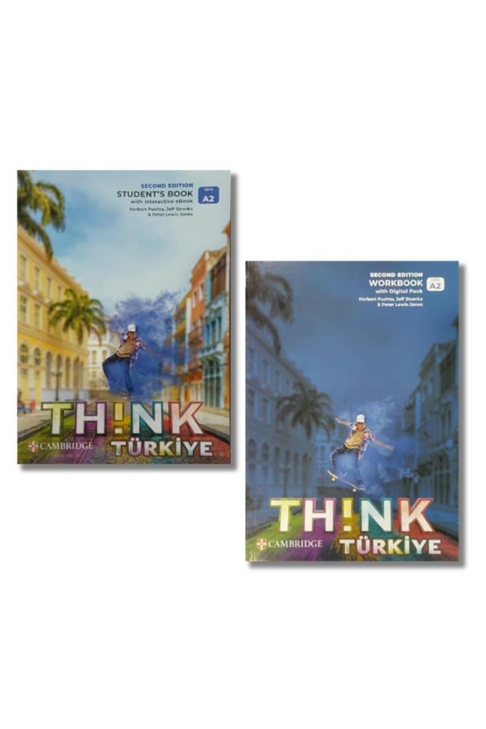 Think Türkiye Second Edition A2 Student's Book and Workbook 2nd Edition ( Downloadable DVD  li versiyon – Online KOD YOKTUR )